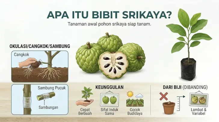 apa itu bibit srikaya