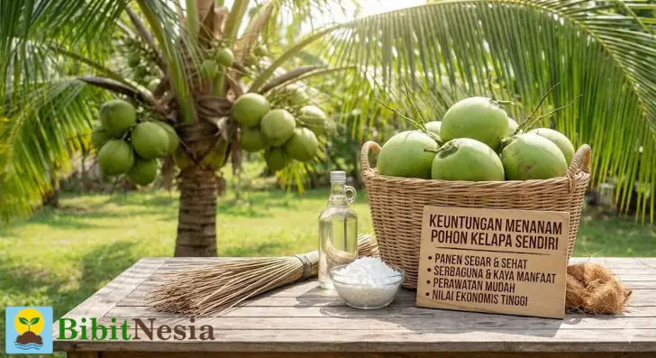 keuntungan menanam pohon kelapa