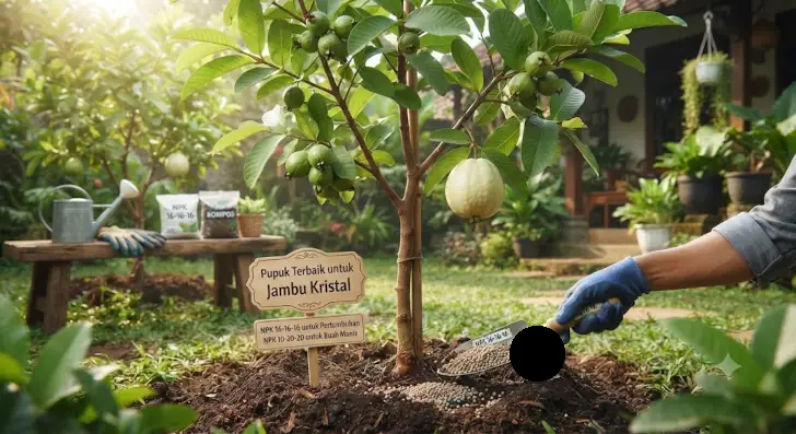 pupuk jambu kristal