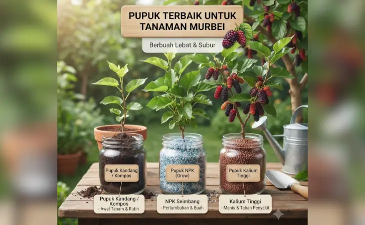 pupuk murbei