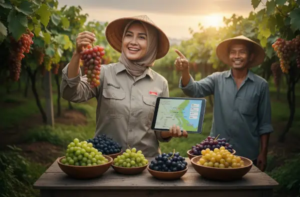 bibit anggur import VS anggur lokal