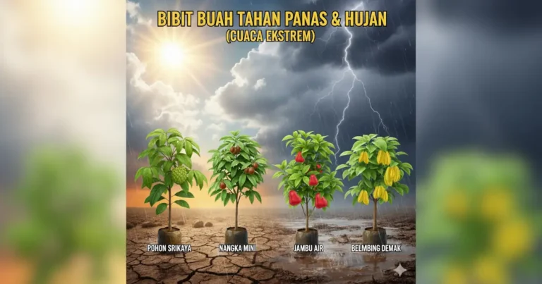bibit buah tahan panas dan hujan
