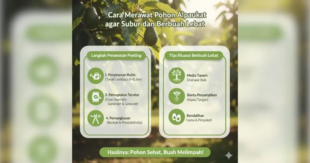 Cara Merawat Pohon Alpukat agar Subur dan Berbuah Lebat 8 cara merawat pohon Alpukat yang masih kecil