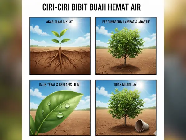 6 Rekomendasi Bibit Buah Hemat Air untuk Tanah Kering 8 ciri-ciri bibit buah hemat air