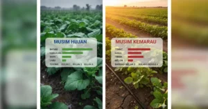 contoh jadwal tanam sayuran di musim hujan dan kemarau