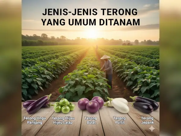 Panduan Lengkap Menanam Terong dari Bibit hingga Panen 9 jenis-jenis terong