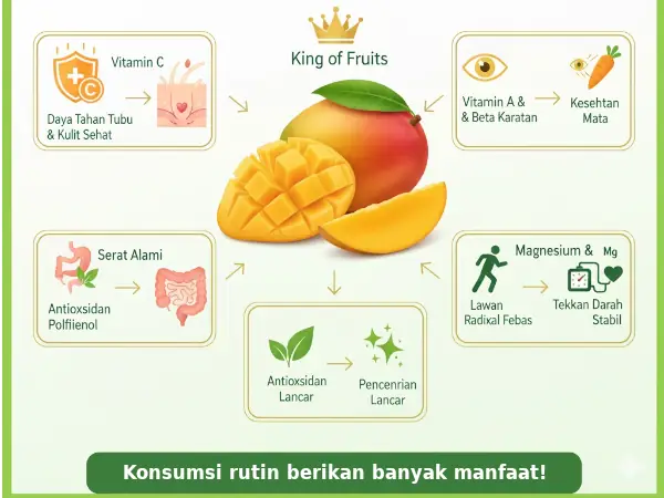 Manfaat dan 10 Ide Olahan Buah Mangga 8 kandungan nutrisi dan manfaat mangga