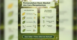 permasalahan daun alpukat dan cara mengatasinya