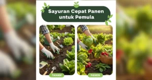 sayuran cepat panen untuk pemula