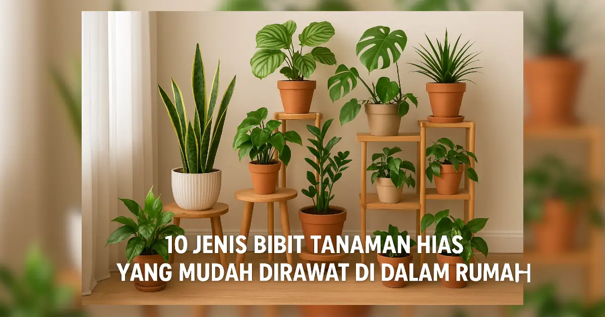tanaman hias indoor yang mudah dirawat