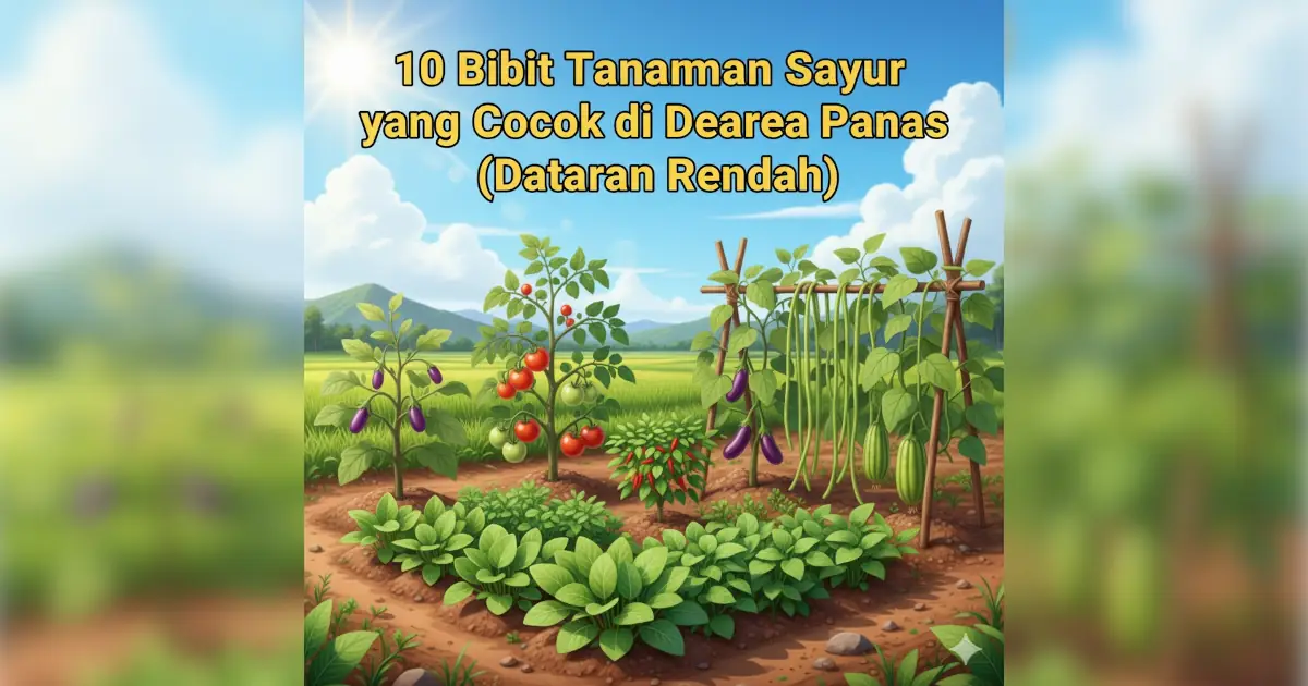bibit tanaman sayur dataran rendah