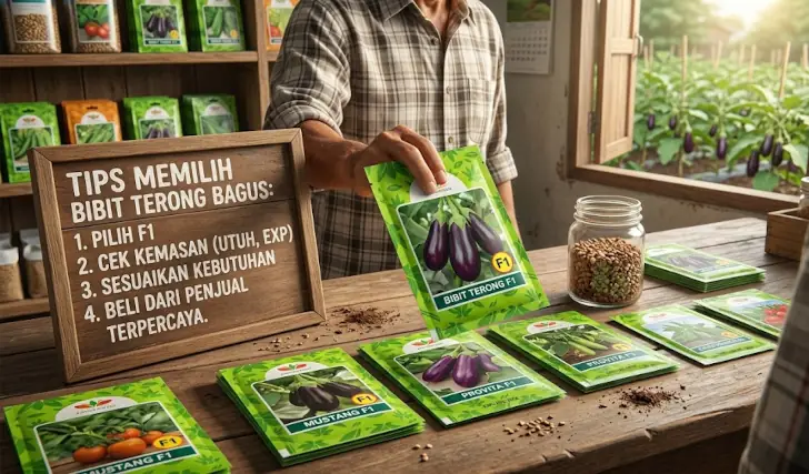 tips memilih bibit terong yang bagus