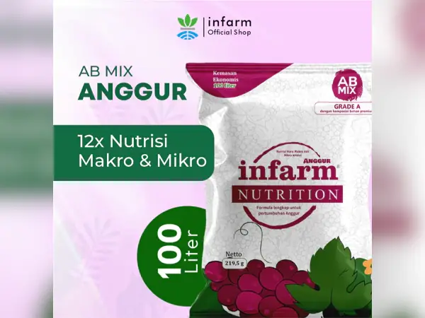 Ini Dia Pupuk Anggur Terbaik untuk Masa Pertumbuhan dan Pembuahan 11 pupuk AB Mix Anggur terbaik