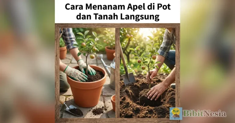 Cara Menanam Apel di Pot dan Tanah Langsung 2 cara menanam apel