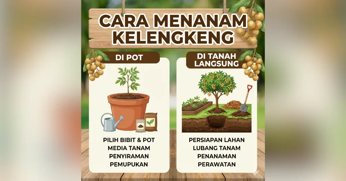 cara menanam kelengkeng