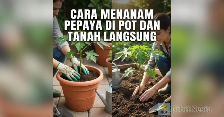 cara menanam pepaya