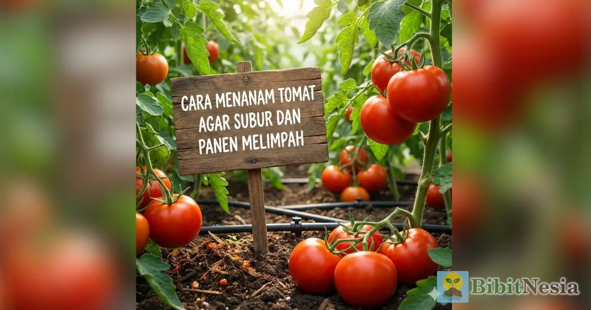 cara menanam tomat