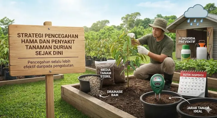 pencegahan hama durian