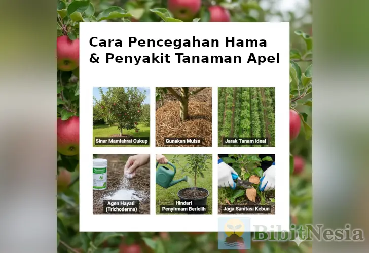 pencegahan hama penyakit tanaman apel
