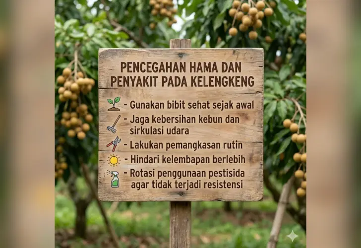 pencegahan hama penyakit kelengkeng