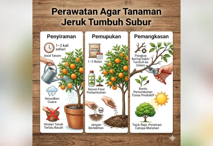 perawatan tanaman jeruk
